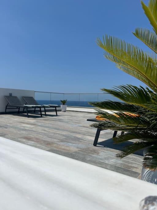 Penthouse Med Privat Saltvannsbasseng Pa Esentepe Beach 凯里尼亚 外观 照片