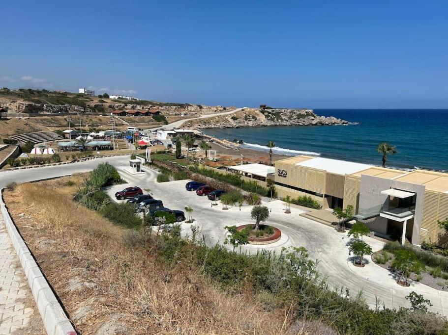 Penthouse Med Privat Saltvannsbasseng Pa Esentepe Beach 凯里尼亚 外观 照片